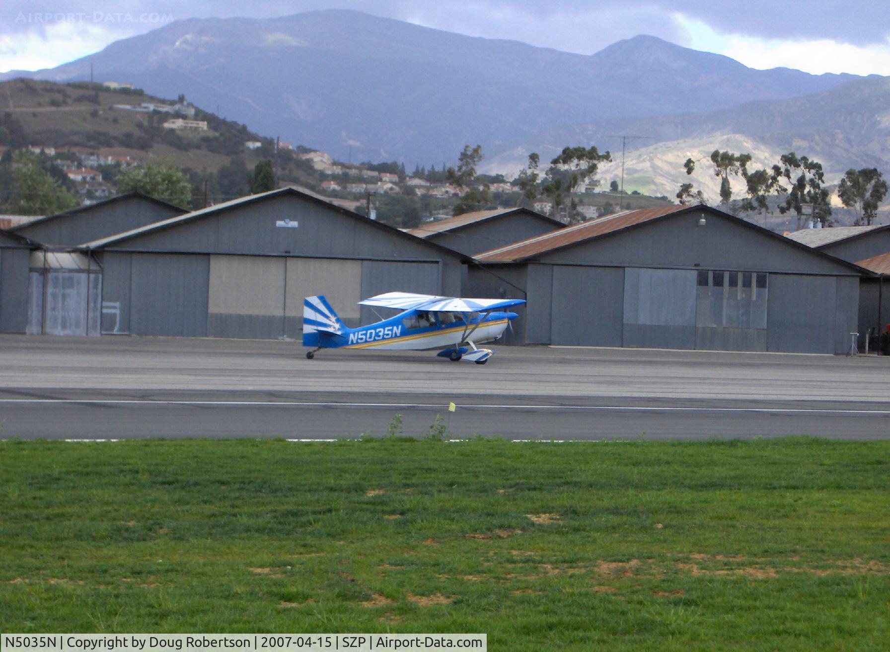 N5035N, 1978 Bellanca 8KCAB Decathlon C/N 470-79, 1978 Bellanca 8KCAB DECATHLON, Lycoming AEIO-320 150 Hp, taxi to Rwy 22