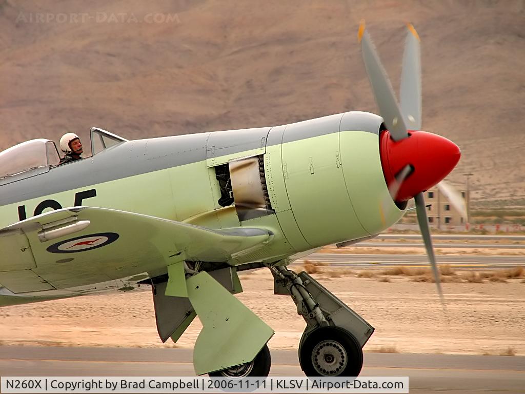 N260X, 1951 Hawker Sea Fury FB11 C/N 41H/636334, Getchell Aircraft - San Jose, California / 1951 Hawker Mk II Sea Fury - Aviation Nation 2006