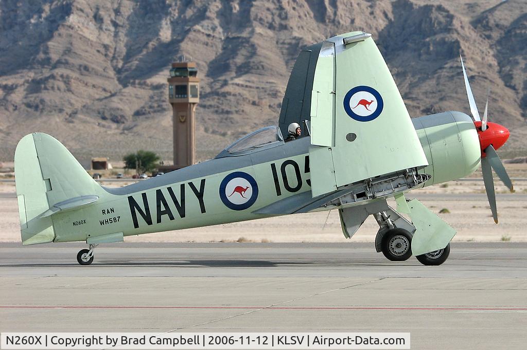 N260X, 1951 Hawker Sea Fury FB11 C/N 41H/636334, Getchell Aircraft - San Jose, California / 1951 Hawker Mk II Sea Fury - Aviation Nation 2006