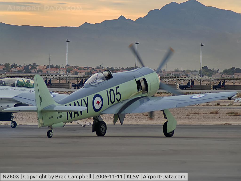 N260X, 1951 Hawker Sea Fury FB11 C/N 41H/636334, Getchell Aircraft - San Jose, California / 1951 Hawker Mk II Sea Fury - Aviation Nation 2006