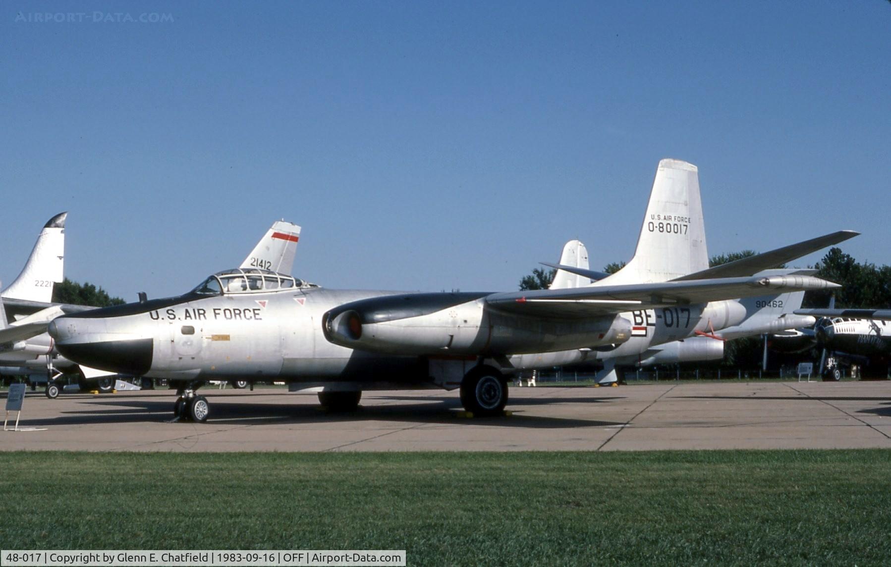 48-017, 1948 North American RB-45C Tornado C/N 153-38493, RB-45C at the old Strategic Air Command Museum