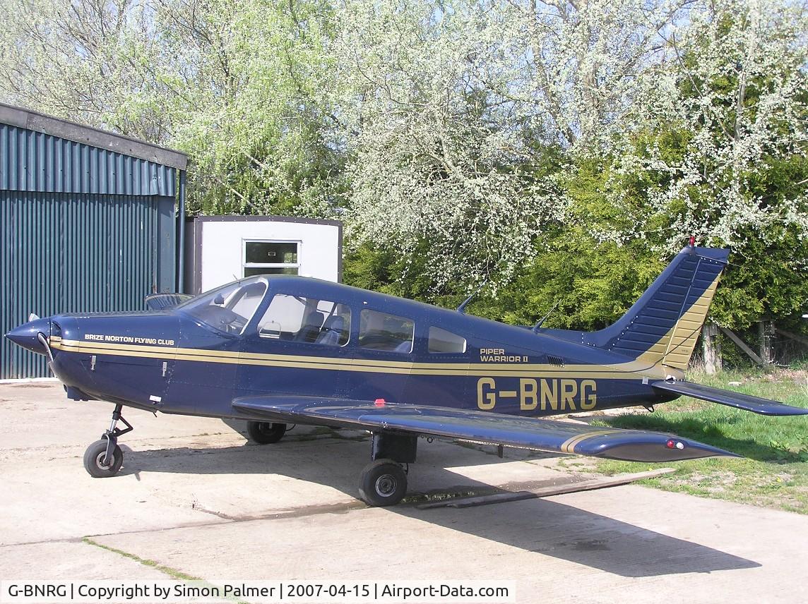 G-BNRG, 1981 Piper PA-28-161 Cherokee Warrior II C/N 28-8116217, Piper PA-28 Cherokee at Hinton-in-the-Hedges