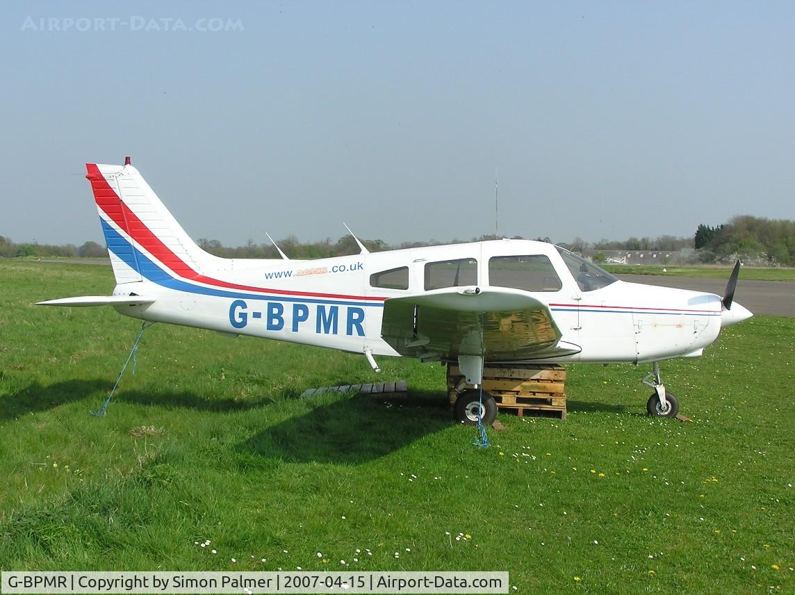 G-BPMR, 1984 Piper PA-28-161 Cherokee Warrior II C/N 28-8416119, PA28-161 with no port wing at Enstone