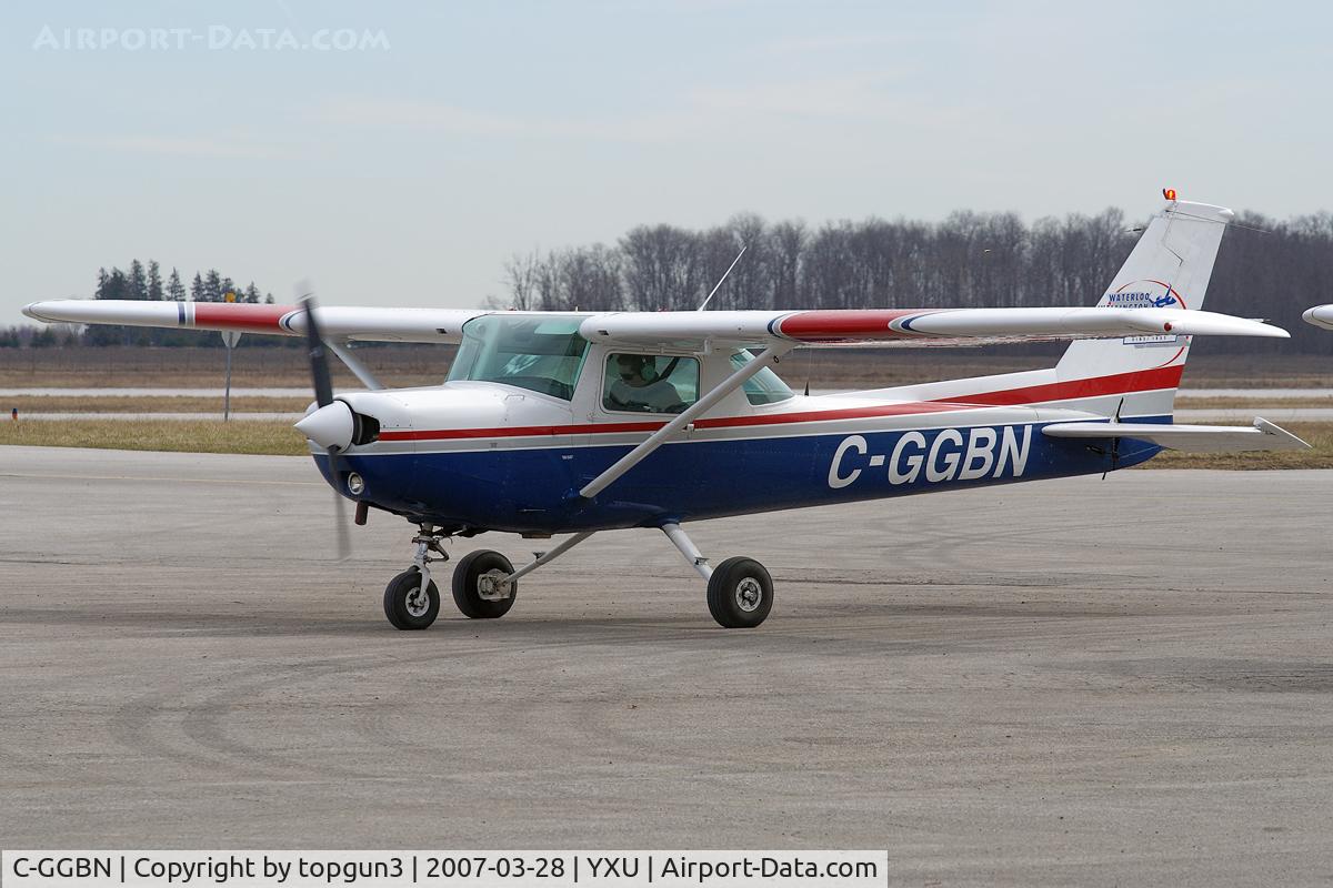 C-GGBN, 1980 Cessna 152 C/N 15284325, Parked at ESSO ramp.