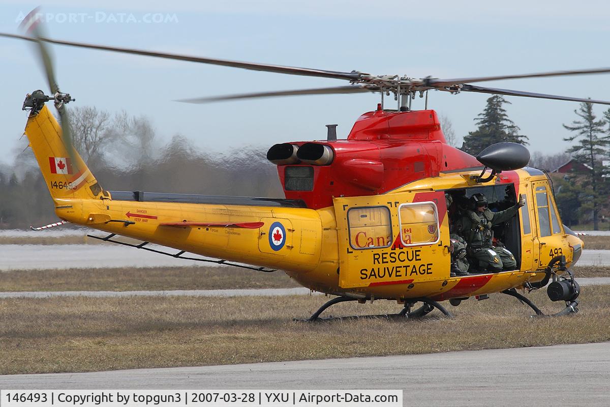 146493, Bell CH-146 Griffon C/N 46493, Just landed next to Ramp III.