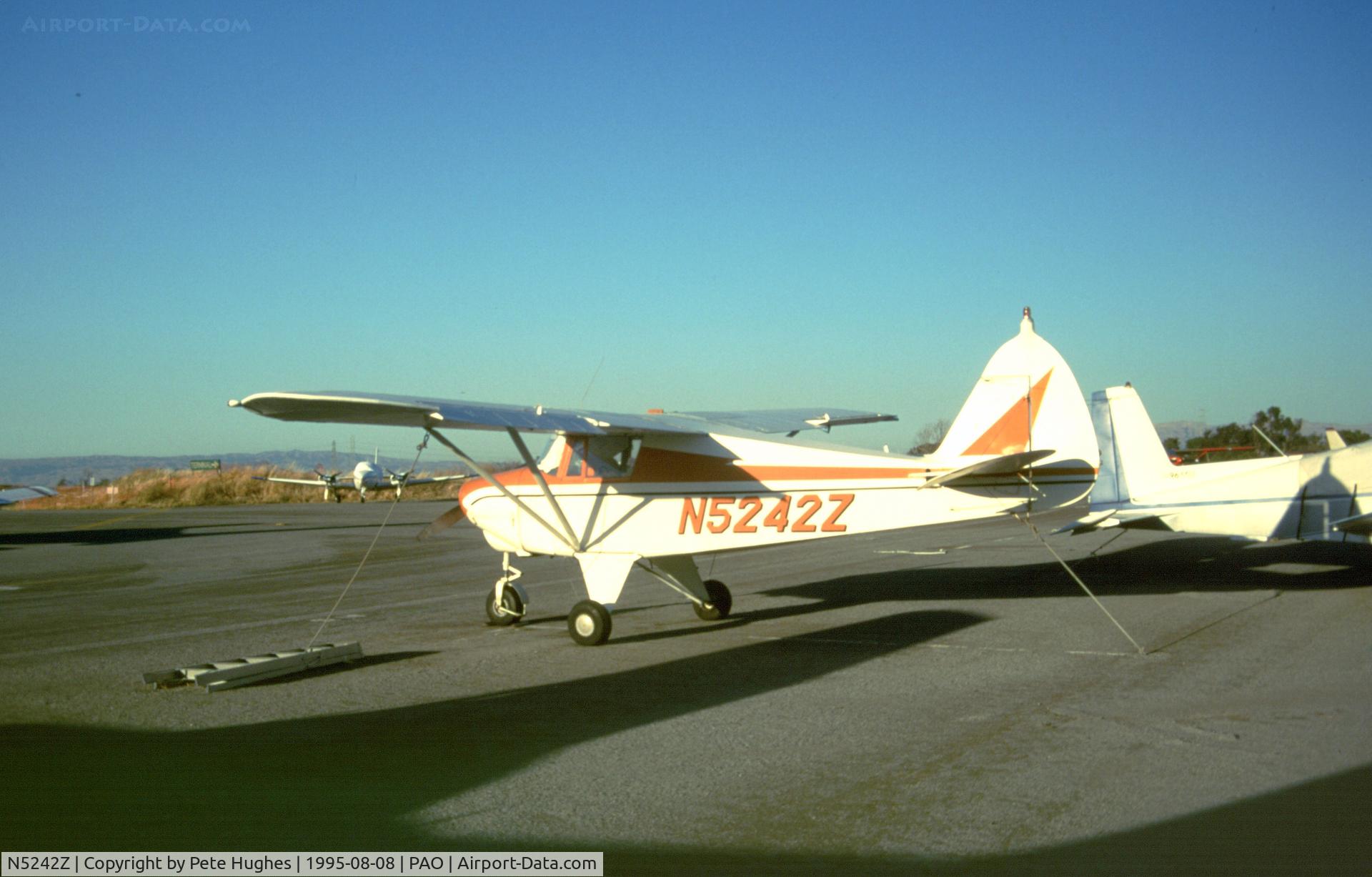 N5242Z, 1961 Piper PA-22-108 Colt C/N 22-8924, Piper Colt at Palo Alto CA