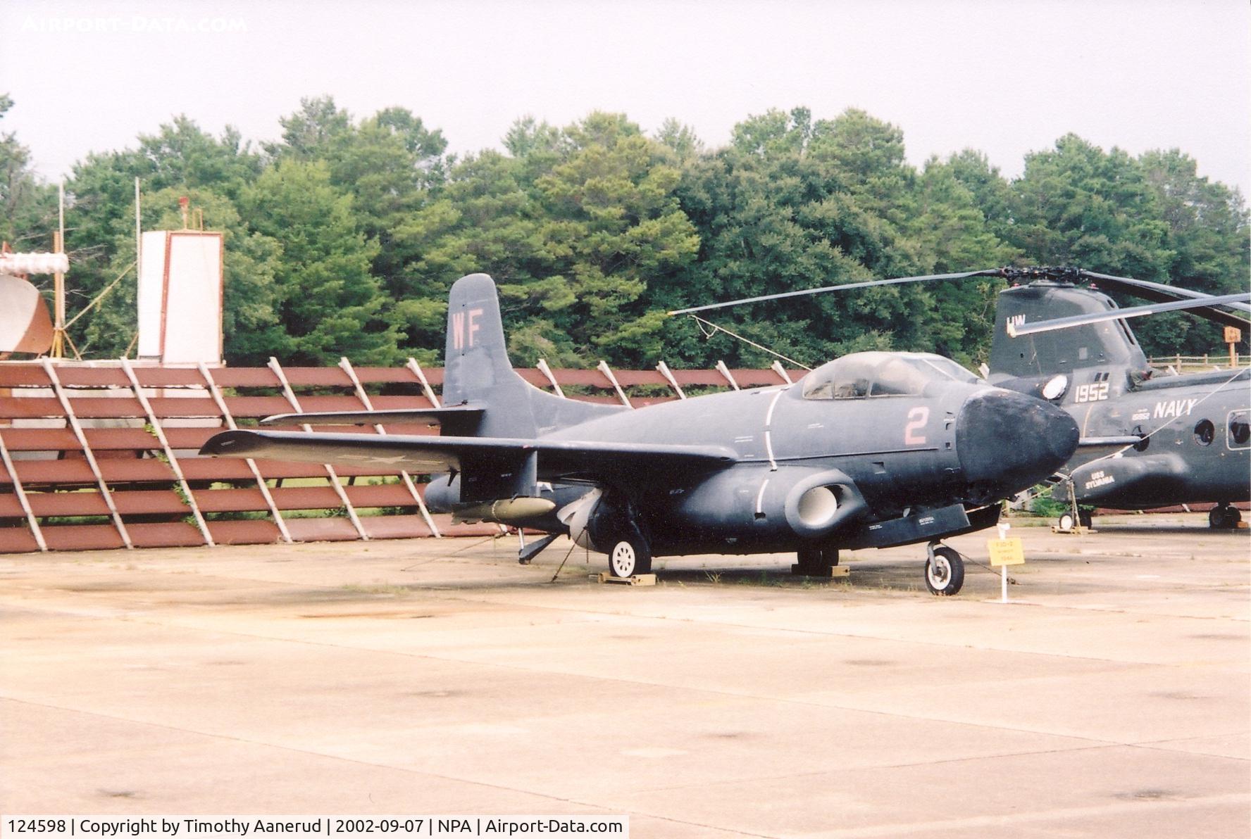 124598, 1951 Douglas F3D-2 Skyknight C/N 7468, National Museum of Naval Aviation, F3D-2 Skynight BuNo 124598