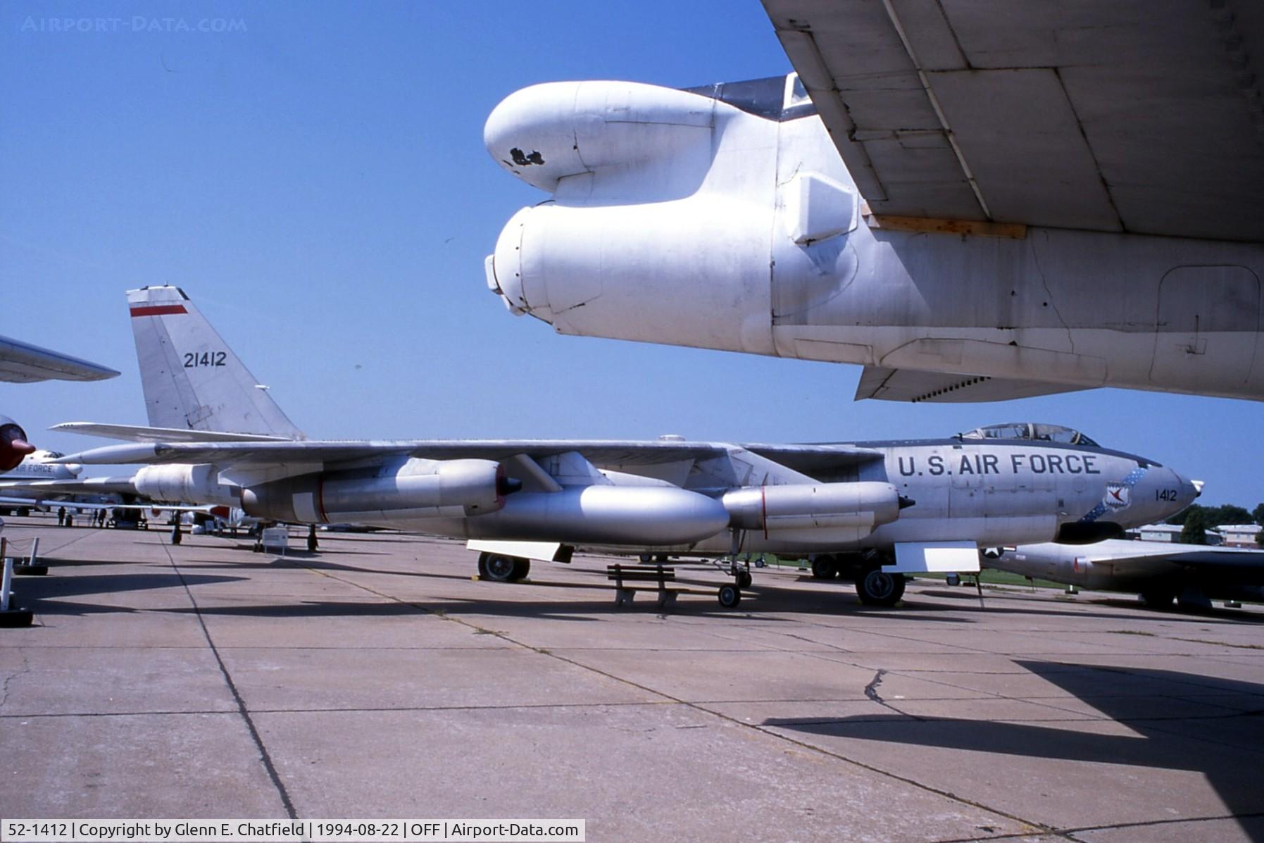 52-1412, 1952 Boeing B-47E-35-DT Stratojet C/N 44096, B-47E