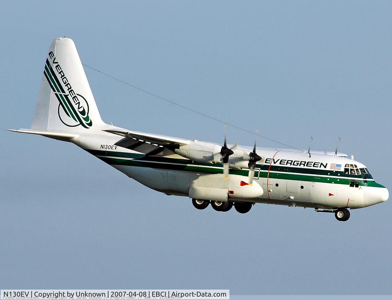 N130EV, 1965 Lockheed WC-130E Hercules C/N 382-4047, On Final @ Brussels