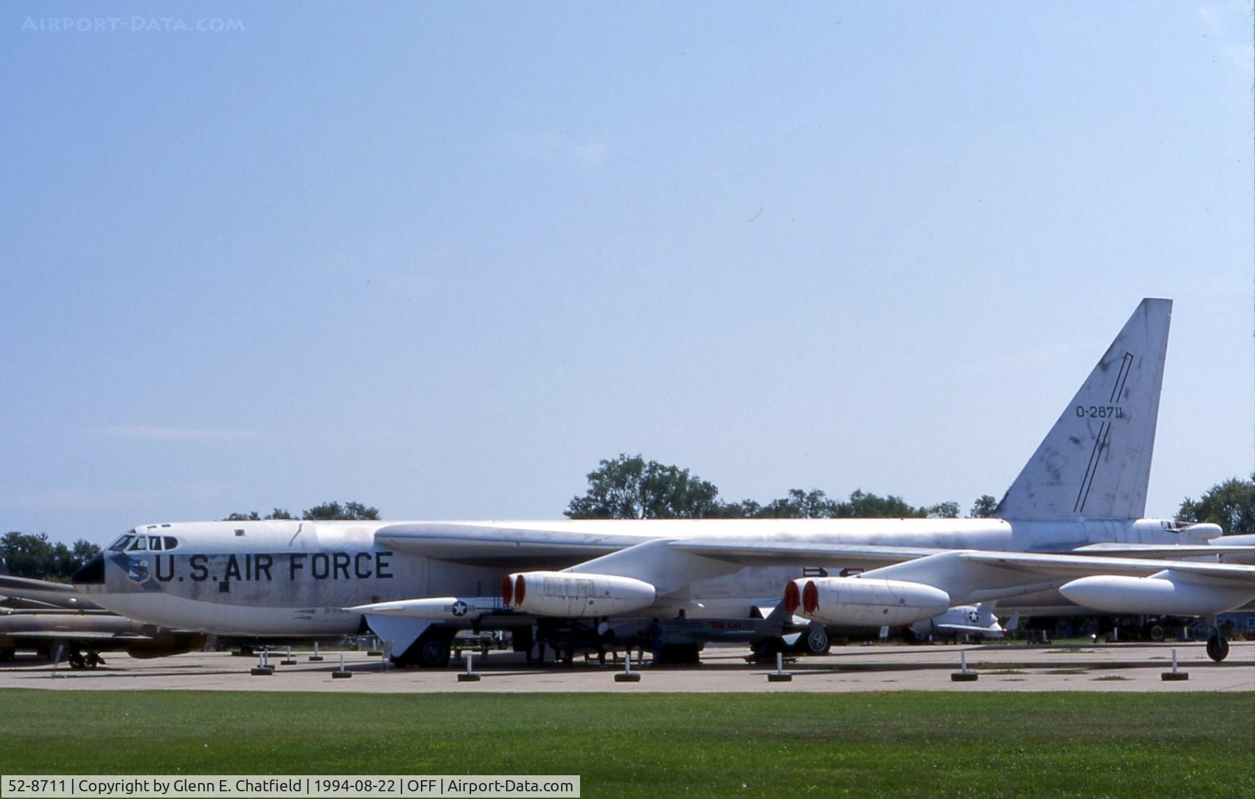 52-8711, 1952 Boeing RB-52B-15-BO Stratofortress C/N 16839, RB-52B at the old Strategic Air Command Museum