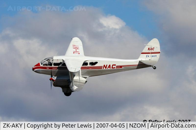 ZK-AKY, De Havilland DH-89B Dominie C/N 6653, Rapide in ex-airline colours