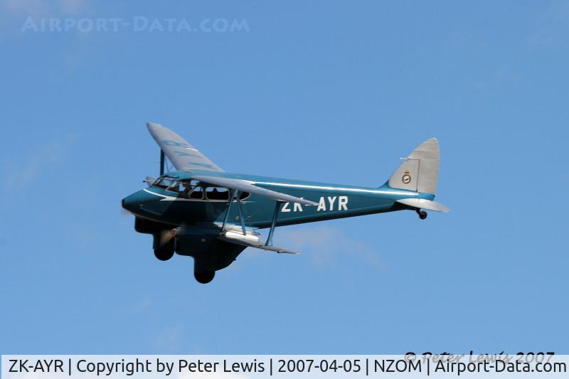 ZK-AYR, 1936 De Havilland DH-90A Dragonfly C/N 7508, Elegant travel by Dragonfly