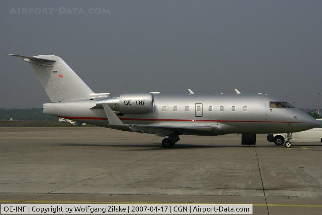 OE-INF, 1996 Canadair Challenger 604 (CL-600-2B16) C/N 5303, visitor