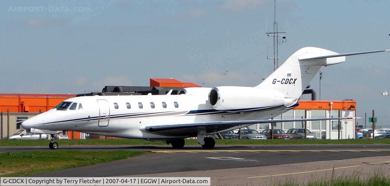 G-CDCX, 2002 Cessna 750 Citation X Citation X C/N 750-0194, Citation 750