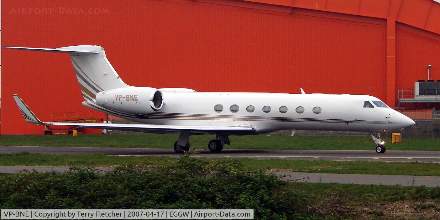 VP-BNE, 2005 Gulfstream Aerospace GV-SP (G550) C/N 5051, Gulfstream 550
