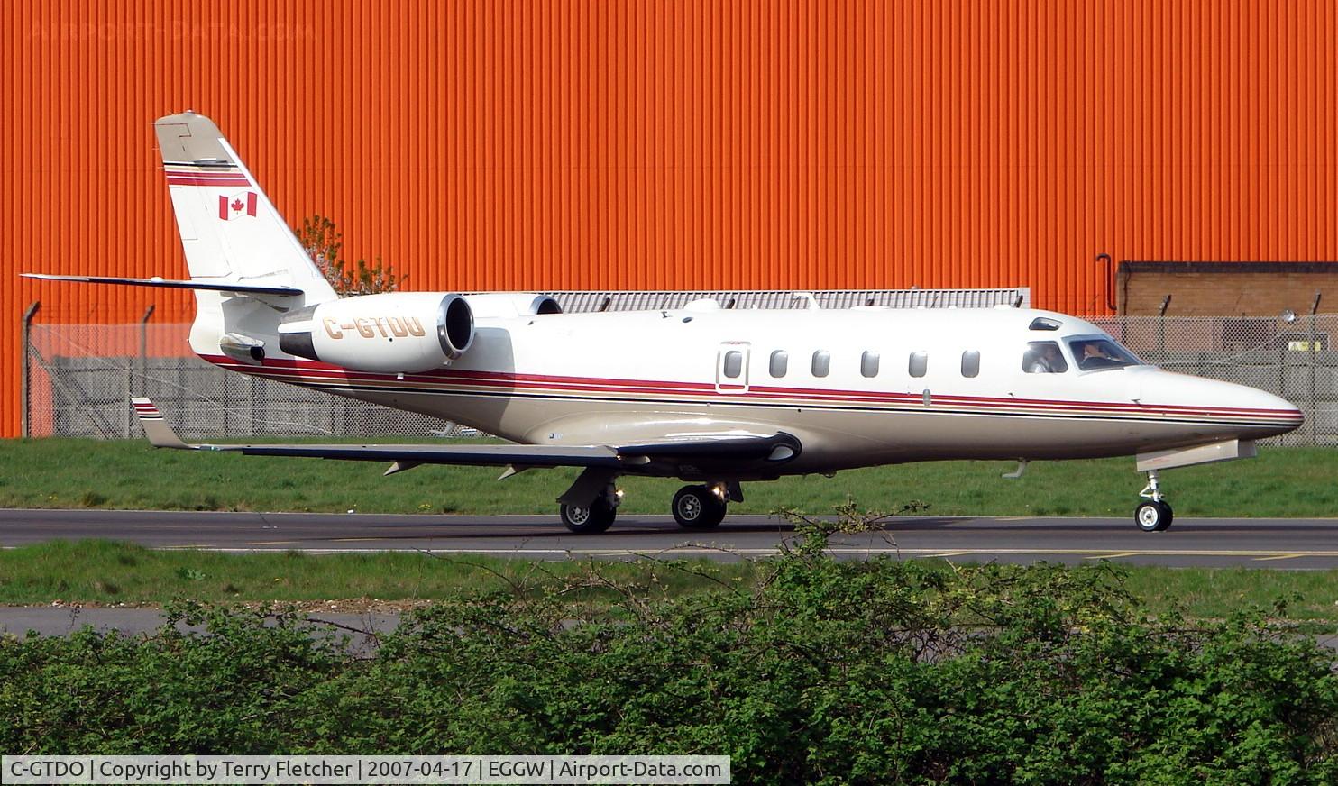 C-GTDO, 2003 Israel Aircraft Industries Gulfstream 100 C/N 151, Gulfstream 100