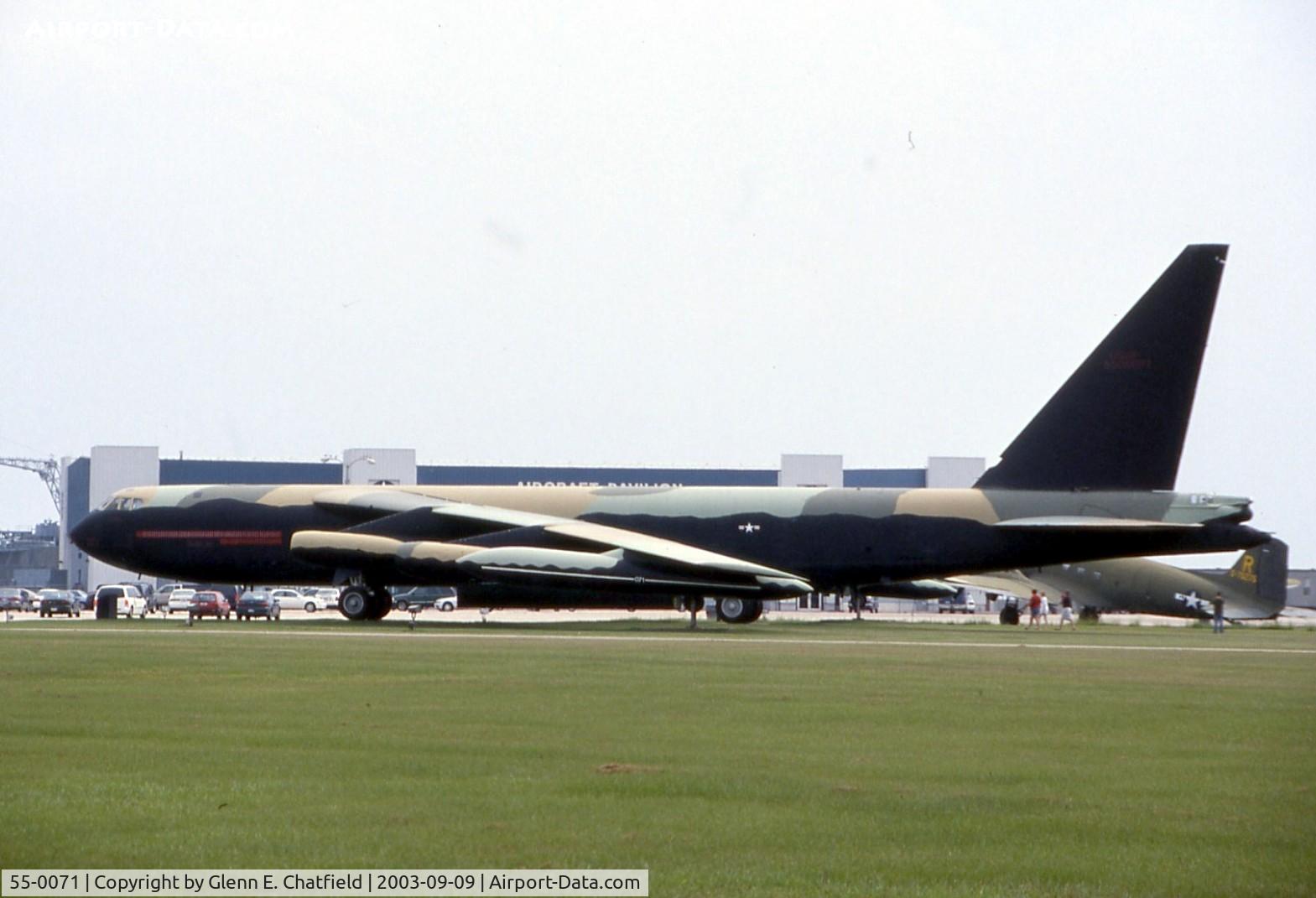 55-0071, 1955 Boeing B-52D-55-BO Stratofortress C/N 17193, B-52D at the Battleship Alabama Museum