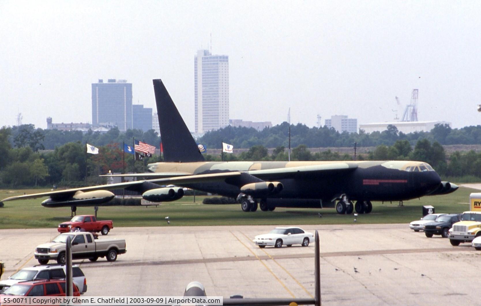 55-0071, 1955 Boeing B-52D-55-BO Stratofortress C/N 17193, B-52D at the Battleship Alabama Museum