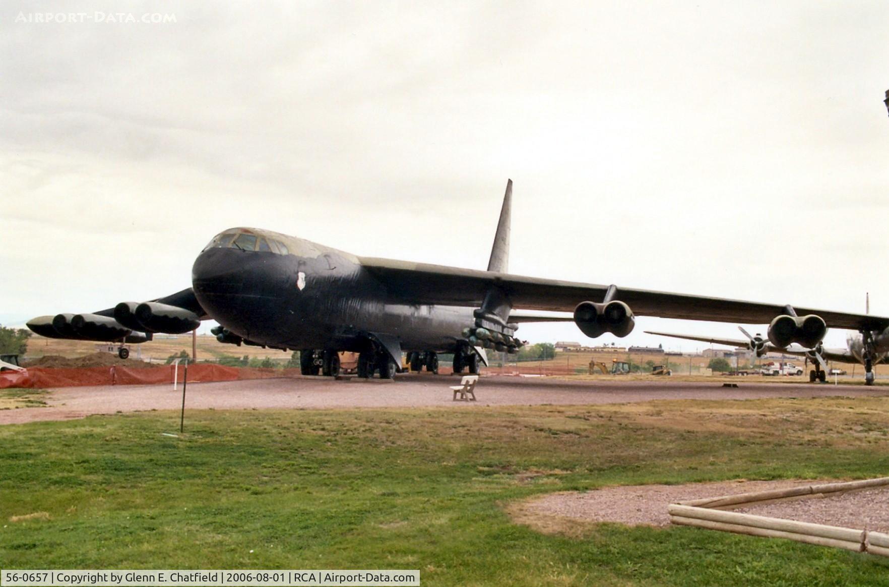 56-0657, 1956 Boeing B-52D-30-BW Stratofortress C/N 464028, B-52D at the South Dakota Air & Space Museum