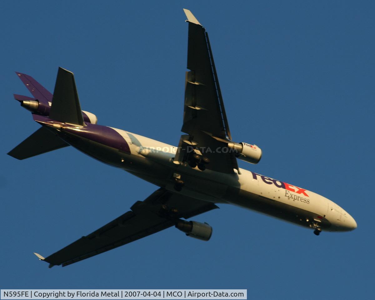 N595FE, 1993 McDonnell Douglas MD-11F C/N 48553, Fed Ex