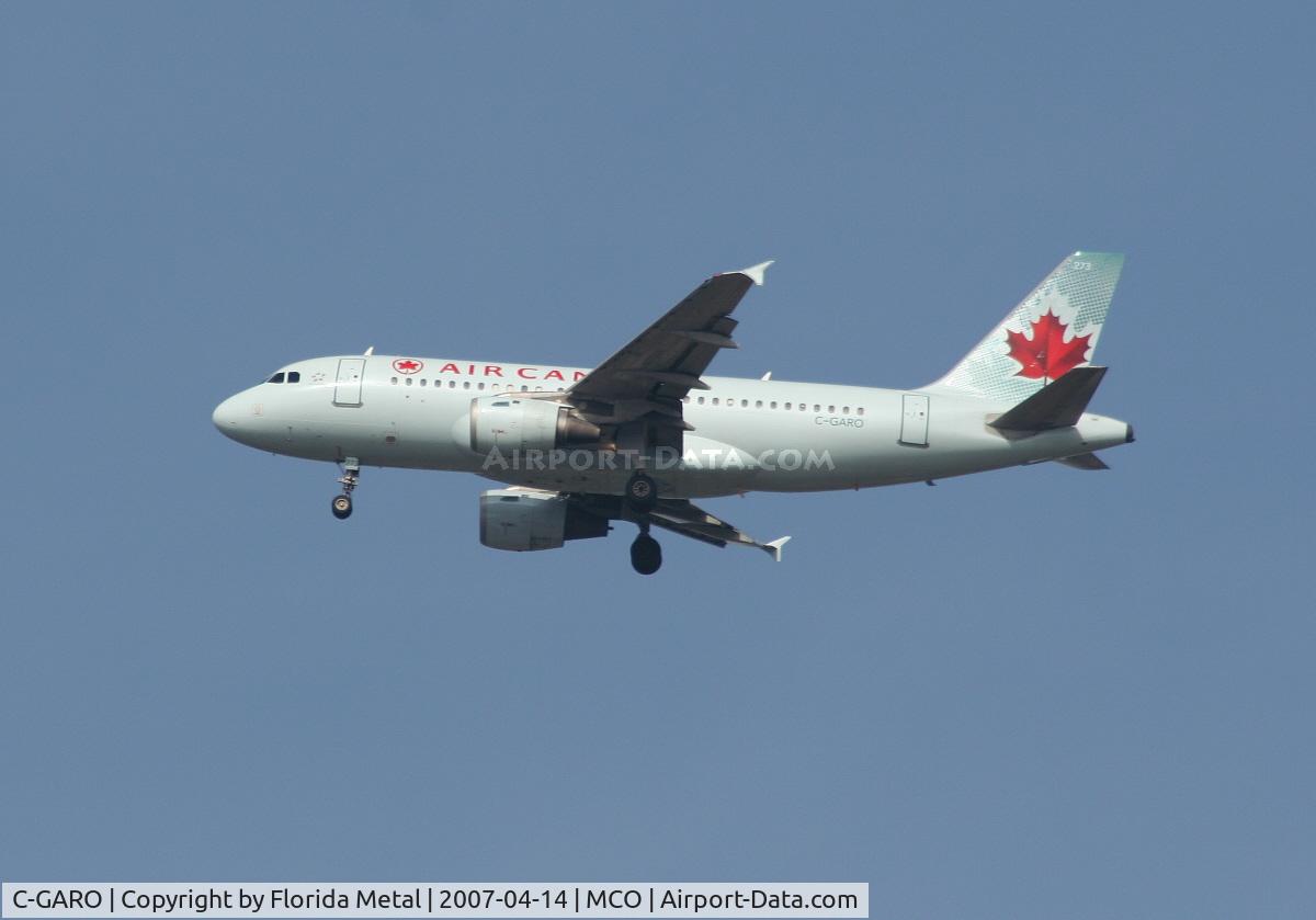C-GARO, 1997 Airbus A319-114 C/N 757, Air Canada