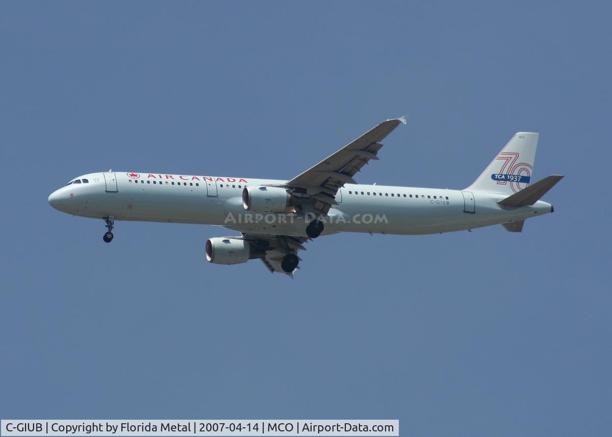 C-GIUB, 2001 Airbus A321-211 C/N 1623, Air Canada