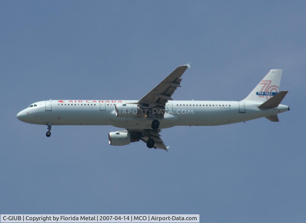 C-GIUB, 2001 Airbus A321-211 C/N 1623, Air Canada