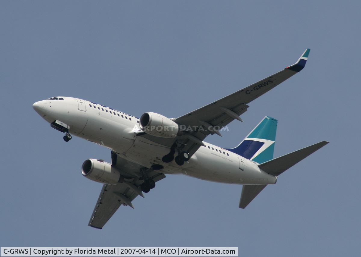 C-GRWS, 2002 Boeing 737-76N C/N 32881, West Jet