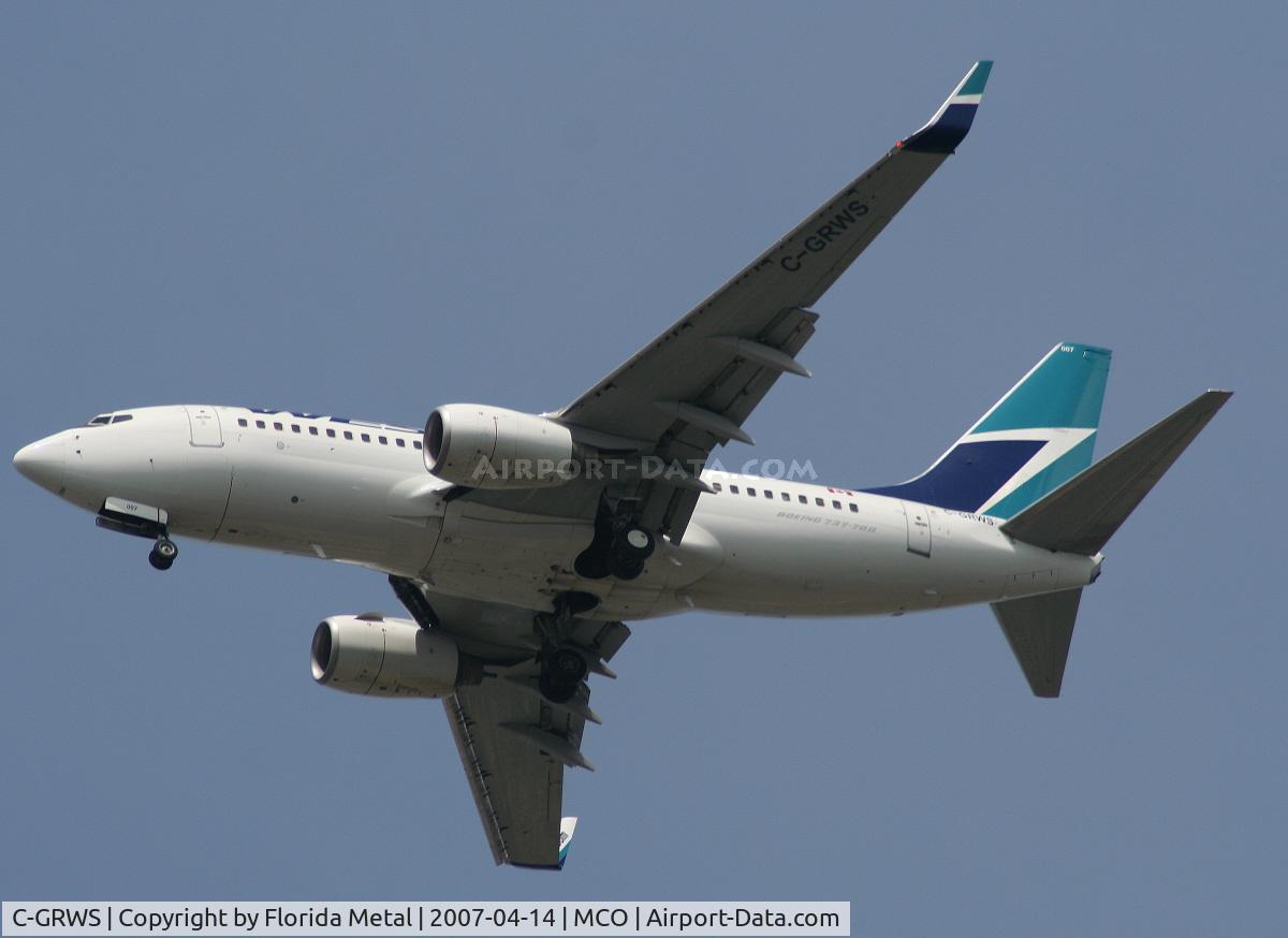 C-GRWS, 2002 Boeing 737-76N C/N 32881, West Jet