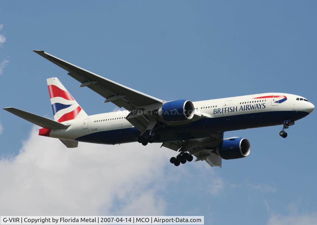 G-VIIR, 1999 Boeing 777-236 C/N 29322, British