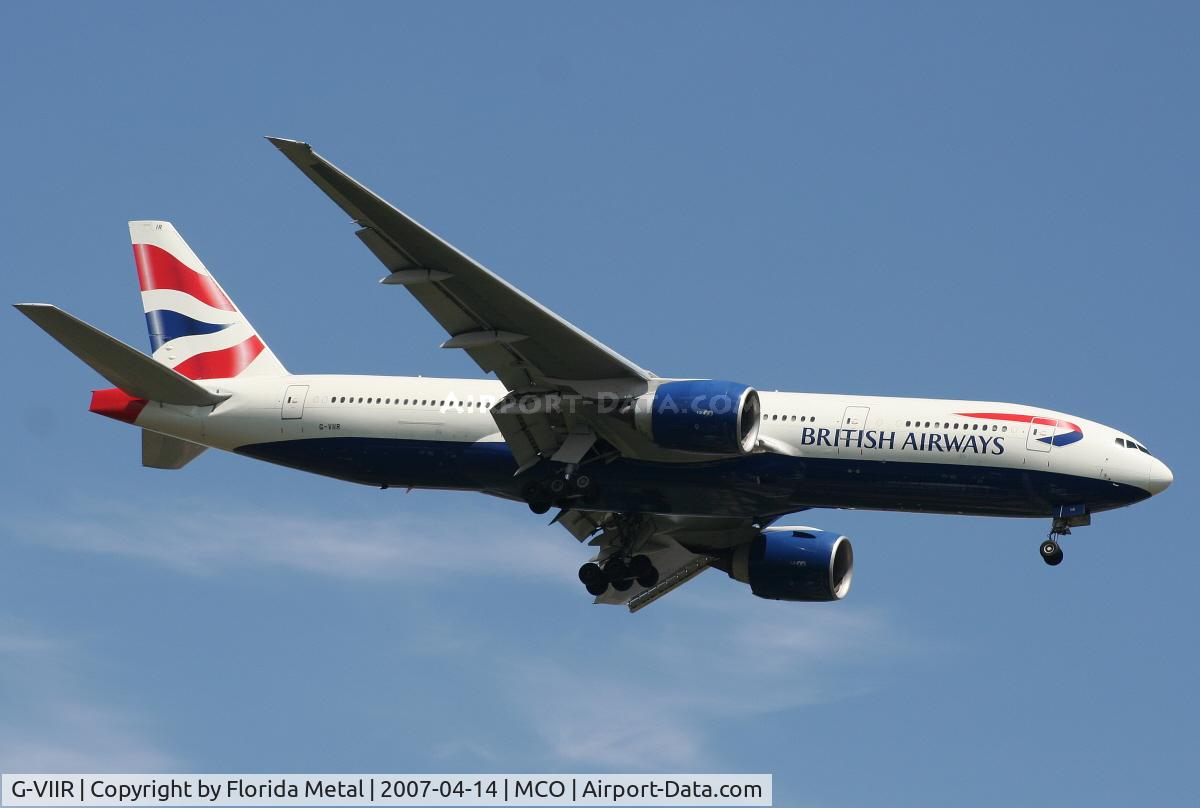 G-VIIR, 1999 Boeing 777-236 C/N 29322, British