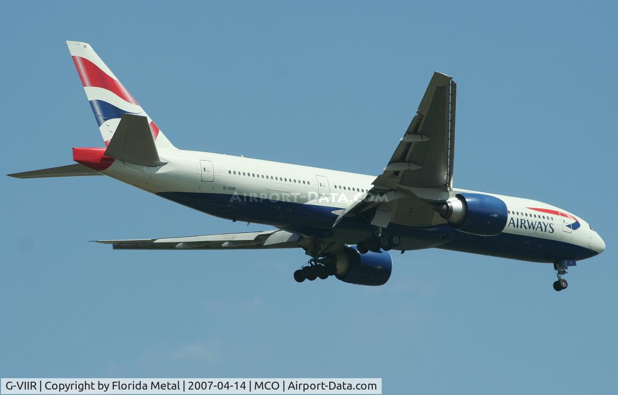 G-VIIR, 1999 Boeing 777-236 C/N 29322, British