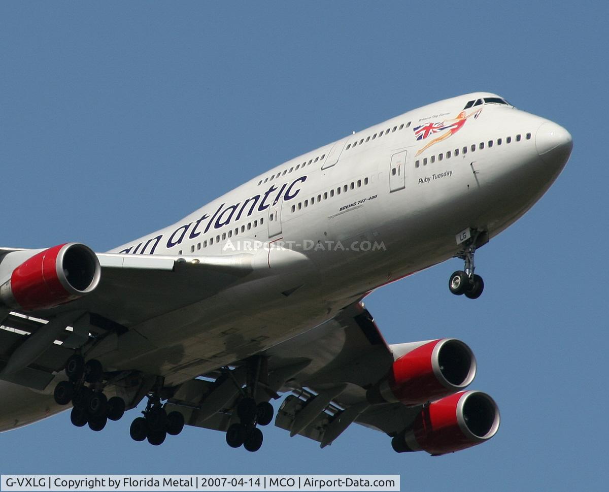 G-VXLG, 1998 Boeing 747-41R C/N 29406, Virgin