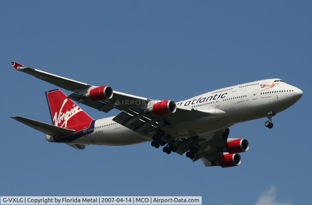 G-VXLG, 1998 Boeing 747-41R C/N 29406, Virgin
