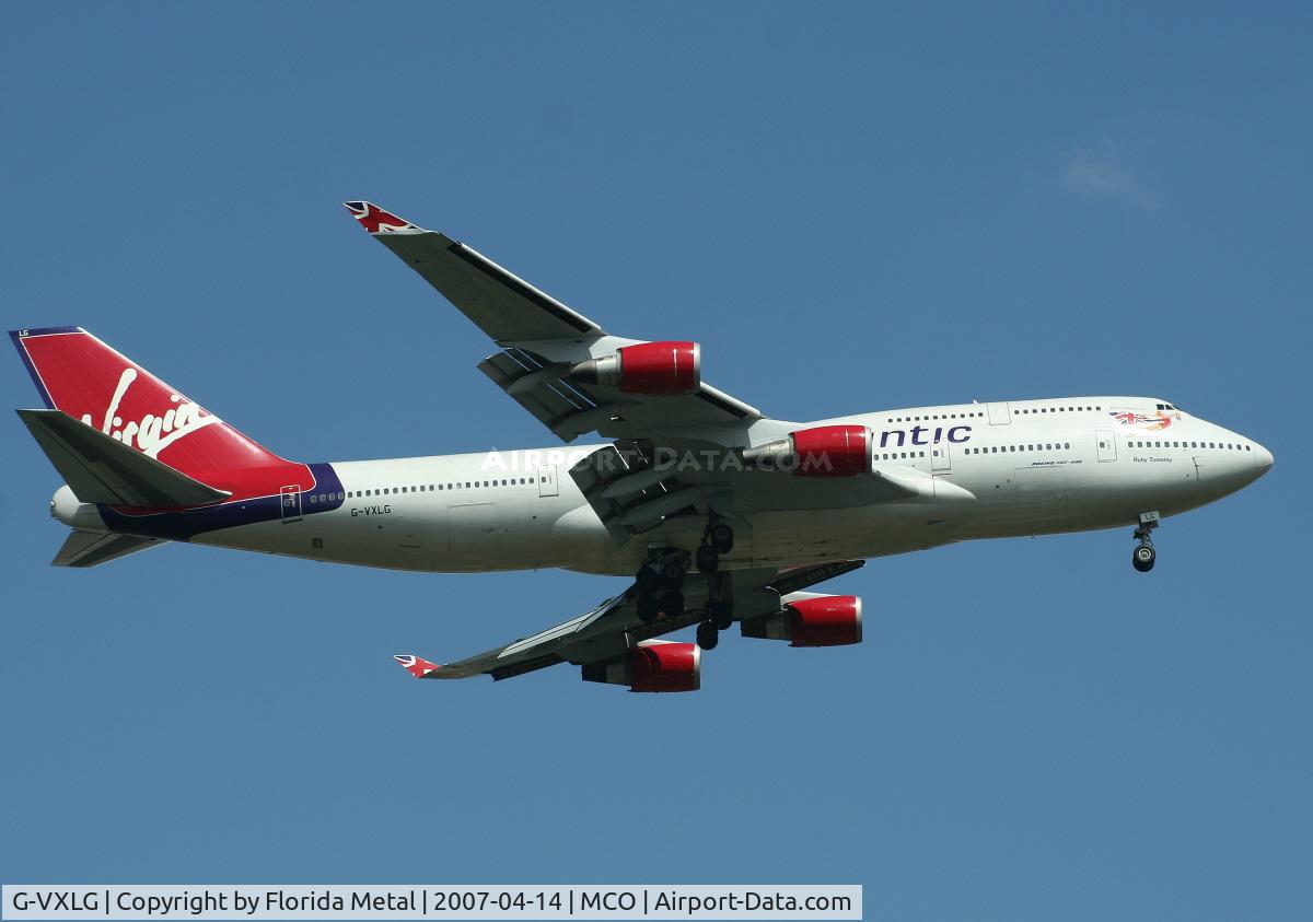 G-VXLG, 1998 Boeing 747-41R C/N 29406, Virgin