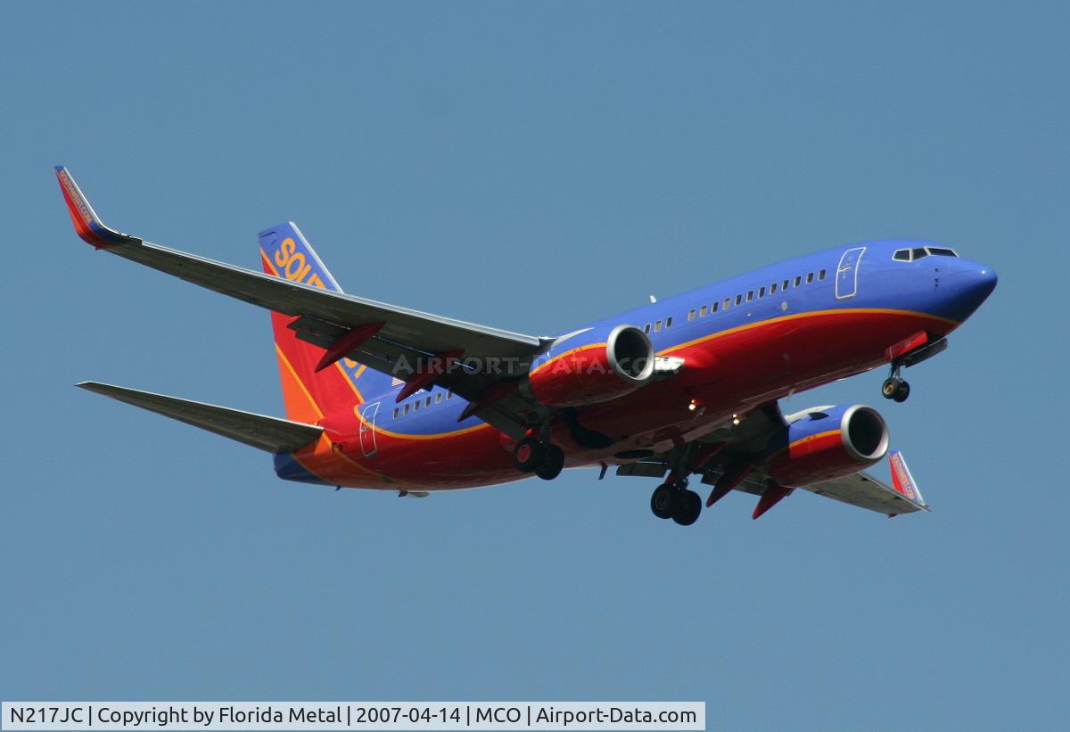 N217JC, 2005 Boeing 737-7H4 C/N 34232, Southwest