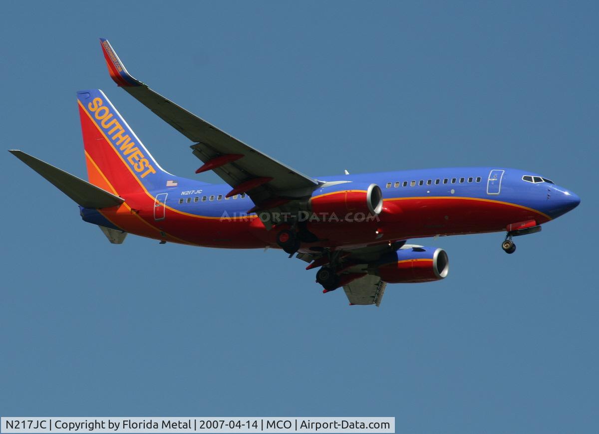 N217JC, 2005 Boeing 737-7H4 C/N 34232, Southwest
