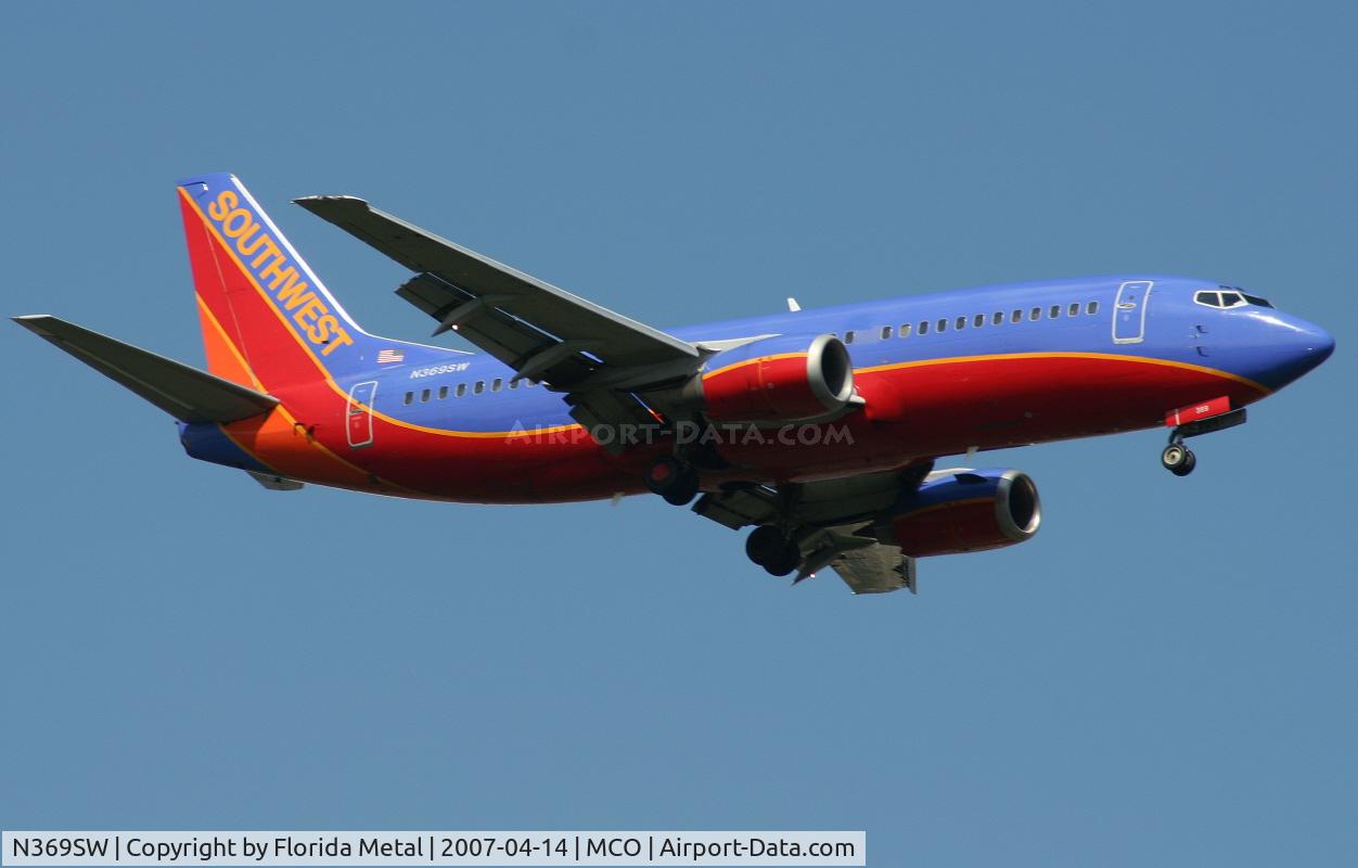 N369SW, 1993 Boeing 737-3H4 C/N 26580, Southwest