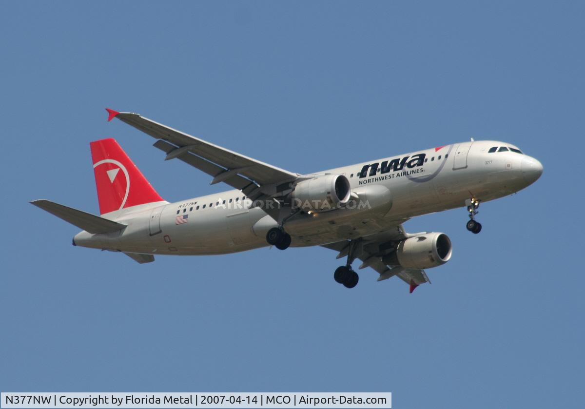 N377NW, 2003 Airbus A320-211 C/N 2082, Northwest