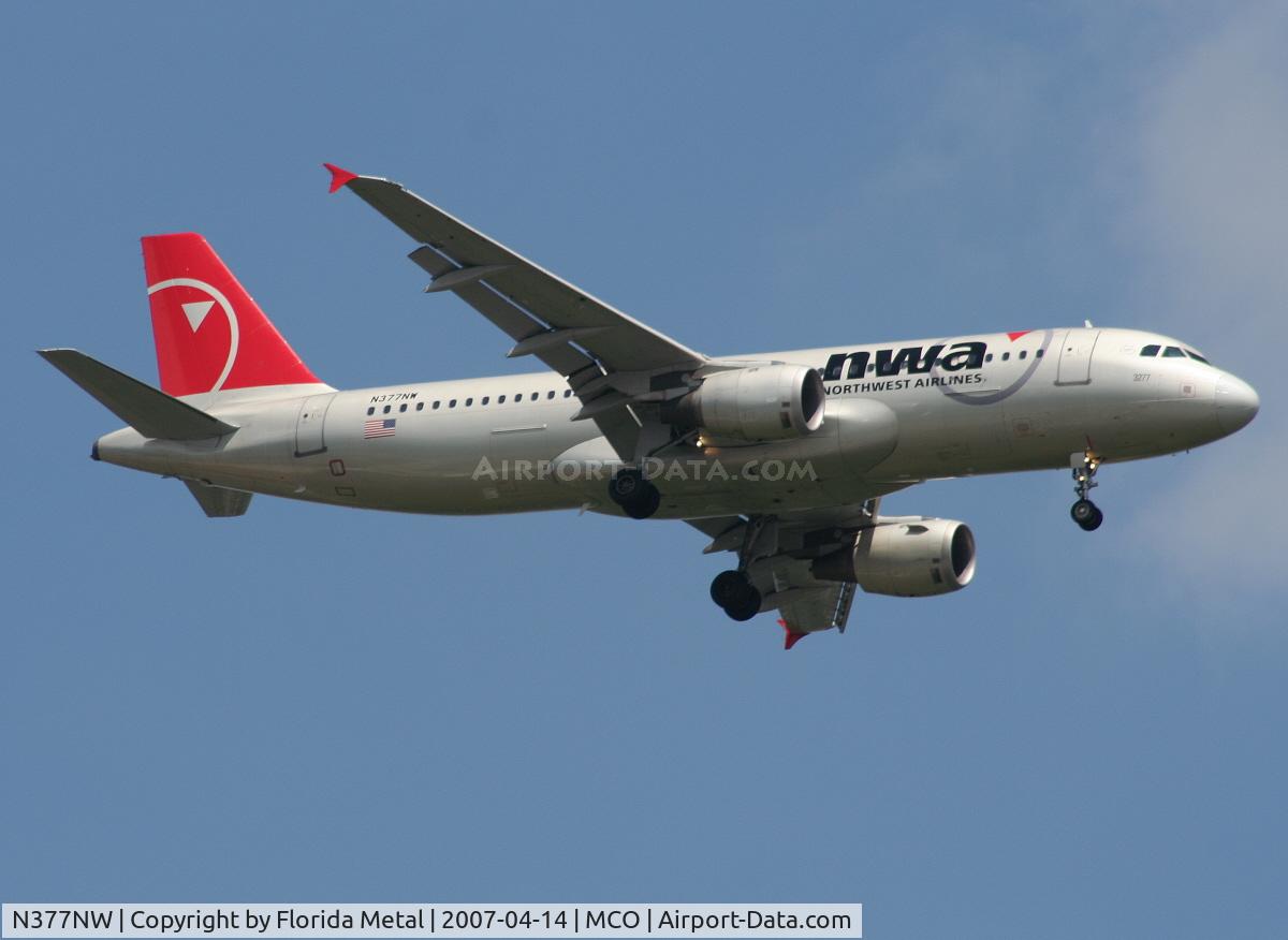 N377NW, 2003 Airbus A320-211 C/N 2082, Northwest