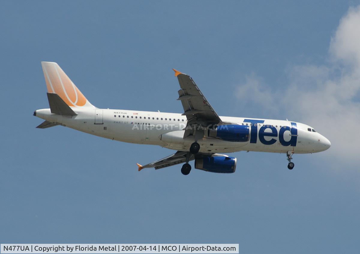 N477UA, 2001 Airbus A320-232 C/N 1514, Ted