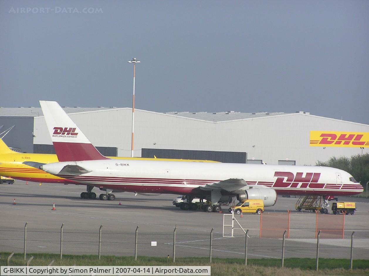 G-BIKK, 1983 Boeing 757-236/SF C/N 22182, Boeing 757 of DHL at East Midlands