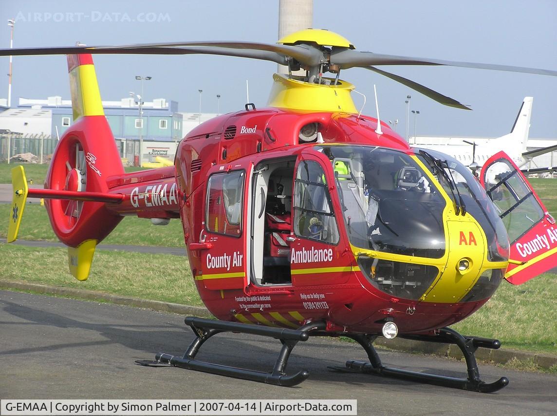 G-EMAA, 2005 Eurocopter EC-135T-2 C/N 0448, East Midlands Air Ambulance EC135 helicopter