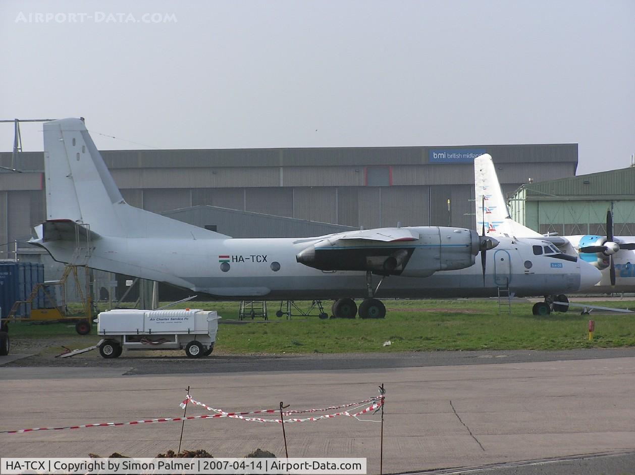 HA-TCX, 1980 Antonov An-26 C/N 9510, Antonov An26 at East Midlands