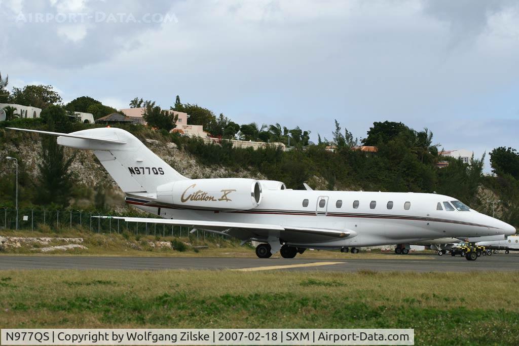 N977QS, 1999 Cessna 750 Citation X Citation X C/N 750-0077, visitor