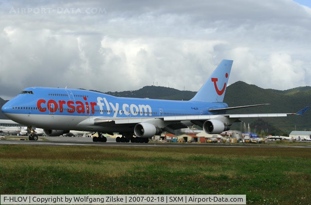 F-HLOV, 1992 Boeing 747-422 C/N 25379, visitor