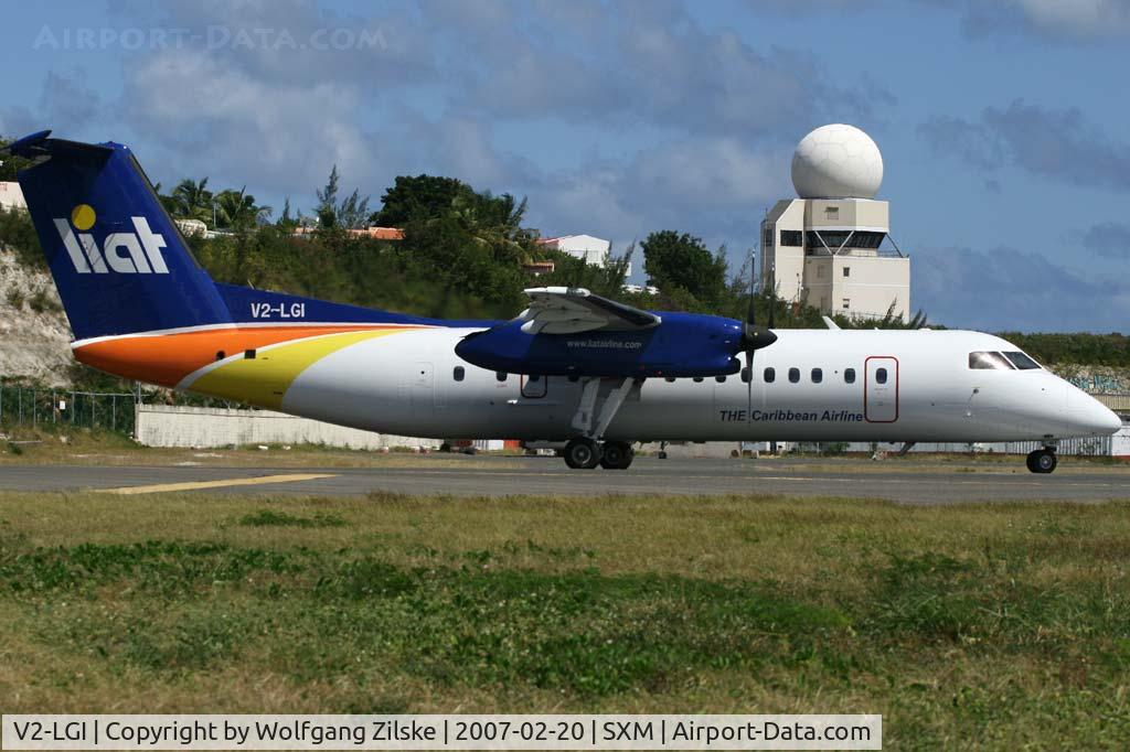 V2-LGI, 1992 De Havilland Canada DHC-8-311 Dash 8 C/N 325, visitor