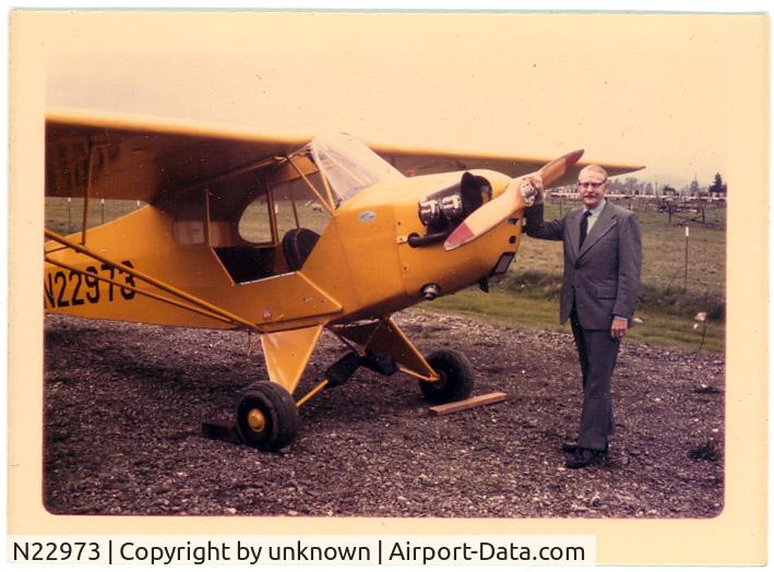 N22973, 1939 Piper J3C-65 Cub C/N 2870, found photo in a thrift shop in Brooklyn, New York