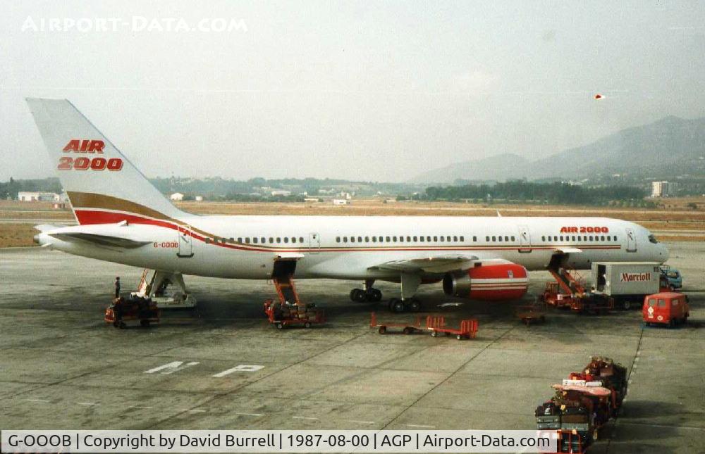 G-OOOB, 1987 Boeing 757-28A C/N 23822, Air 2000 Malaga (Scanned)