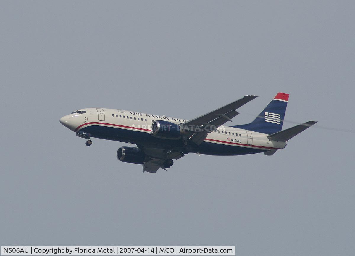 N506AU, 1987 Boeing 737-3B7 C/N 23381, US